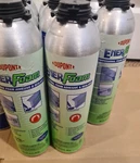 Enerfoam Insulation Adhesive & Fire Block Off White Color 12 Cans. Fixed Price $224.99.
