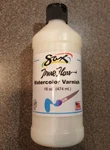 Sax 402420 True Flow Watercolor Varnish, High Gloss Sheen, Pint, 16 Oz. Fixed Price $9.95.