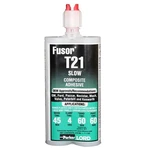 Fusor T21 2-PART Slow Composite Adhesive, 7.1 Oz Cartridge, Gray/white, Paste. Fixed Price $72.98.