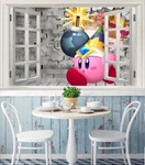 3D Red Doll Dynamite ZHUA10500 Wallpaper Murals Removable Self-adhesive Ann. Fixed Price $86.84.