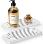 Water Absorbing Stone Tray, Quick Drying Diatomite Bathroom Countertop,. Fixed Price $21.36.