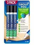 Grout Pen Black Tile Paint: Waterproof, Narrow 5MM Tip (7ML) - 3 Pack. Fixed Price $29.97.