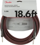 Genuine Fender Professional Series Guitar/instrument Cable - Red Tweed 18.6'FT. Fixed Price $27.49.