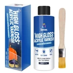 High Gloss Varnish For Acrylic Painting Clear Coat. Fixed Price $16.31.