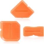 3 Pcs Silicone Caulking Set, Sealant Grout Finishing For Kitchen Bath. Fixed Price $6.39.