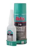 Akfix 710 Stone And Marble Fast Adhesive (1.76 Oz.) With Activator (6.70 Fl.. Fixed Price $18.00.