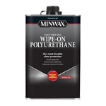 Minwax Oil-based Wipe-on Polyurethane, 1 Quart, Gloss. Fixed Price $38.99.