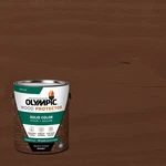 Olympic 1 Gallon Russet Solid Color Exterior Wood Stain Plus Sealer One. Fixed Price $41.93.