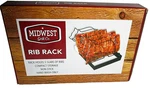 Bbq Rib Rack By Midwest Grill Co. Non-stick Holds 5 Slabs Of. Fixed Price $16.19.