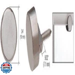 C.r. Laurence Crl Brushed Nickel Round Mirror Clips - Set MC02BN. Fixed Price $29.96.