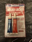 GH1200-6GX2 Pack Thread Lock Medium And Strong Strength For Nuts, Blue,red. Fixed Price $5.99.
