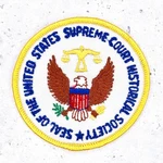 Vintage Us Supreme Court Historical Society Patch Seal Eagle Iron-on Nos. Fixed Price $12.99.