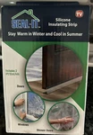 Seal It Silicone Insulating Strip 2 Rolls Of 6' Tape - Door Window Insulation. Fixed Price $12.00.