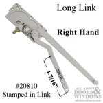 Amesbury Truth Casement Window Operator For Entryguard Dual Arm Long Link. Fixed Price $42.62.