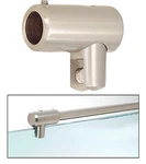 Crl S5BN Brushed Nickel Support Bar U-bracket For 3/8" And 1/2" Glass. Fixed Price $27.19.