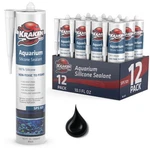 Kraken Bond Black Aquarium Silicone Sealant - (12X10.1 Fl. Oz.) 100% Waterpro.... Fixed Price $118.12.