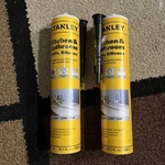 Stanley Kitchen & Bathroom 100% Silicone Sealant, Clear Waterproof 10OZ Two New. Fixed Price $10.00.