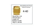 E-z Lok P/n 400-004 4-40 Threaded Brass Insert For Wood 10 Pieces. Fixed Price $12.99.