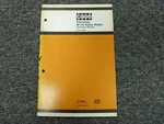 J Case W110 Vibromax Static Roller Owner Operator Maintenance Manual 9-6601. Fixed Price $88.41.