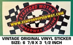 Stafford Motor Speedway Online - Vintage Original Vinyl Decal Sticker Racing. Fixed Price $8.69.