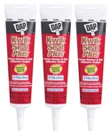 3 Dap Kwik Seal Plus Silicone Latex Adhesive Caulk Clear Paintable 5.5OZ 18546. Fixed Price $30.61.