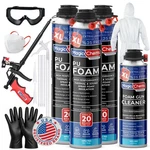 Spray Foam Insulation Kit 3 PACK25.4 Oz Expanding Sealant For Thermal & .... Fixed Price $129.56.