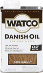 Watco 65851 Danish Oil Wood Finish, Pint, Dark Walnut. Fixed Price $19.98.