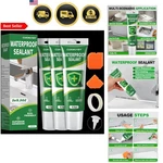 Silicone Caulk Waterproof Sealant White For Kitchen Bathroom Window 15..... Fixed Price $42.62.