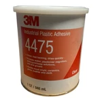 3M 4475 Industrial Plastic Adhesive Clear 1 Qt (946 Ml) Fast-tacking Vinyl Glass. Fixed Price $110.00.
