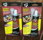 Lot Of Dap Black Gasket Maker 100% Rtv Silicone (2.8 Oz. Each) #73764. Fixed Price $19.99.