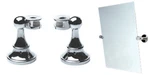 Crl MP6408 Chrome Victorian Mirror Pivot Pair. Fixed Price $118.77.