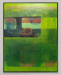 Original Art. Acrylic Paint Monoprint. 11X14 Paper. 'after The Rain'. Fixed Price $34.00.