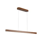 31.5" Wood Linear Pendant Light Modern Led Dimmable Ceiling Hanging Fix.... Fixed Price $118.82.