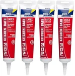 4 White Lightning Latex Ultra Siliconized Acrylic Sealant Waterproof 5.5OZ. Fixed Price $16.50.