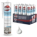 Kraken Bond Kitchen & Bath Silicone Sealant, 10.1OZ 12 Pack - White. Fixed Price $59.99.