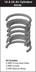Parker Hannifin 5" Piston Seal Kit PK5002A001 Nitrile. Fixed Price $32.04.