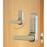 Codelocks CL415BB-SS Mechanical Lockset, Powder Coated, Lever. Fixed Price $332.99.