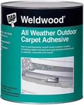 Dap Weldwood All Weather Outdoor Carpet Adhesive, 1 Gal Tan - 4EA. Fixed Price $324.80.