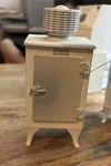 Dollhouse Miniature 1920S Style Refrigerator Kitchen Monitor Top AM-7512. Fixed Price $50.00.