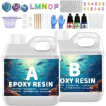 Fast Curing Clear Epoxy Resin Set 500ML Bubble-free For Diy Art & Gift Making. Fixed Price $38.11.