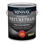 Minwax Fast Drying Polyurethane Protective Wood Finish, Gallon, Semi-gloss. Fixed Price $70.38.