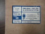 "box Of Ten" "new" Oz Gedney PTFS-138U Fire Seal Poke-thru Fitting. Fixed Price $90.00.