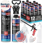 Spray Foam Insulation Kit (12 PACK-25.4 Oz) Expanding Sealant For Thermal &. Fixed Price $302.00.