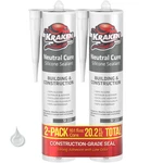 Kraken Bond Neutral Cure Construction Silicone Sealant, 10.1OZ 2 Pack Clear. Fixed Price $14.99.