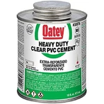 Oatey 30876 Heavy Duty Clear Pvc Cement, 16 Oz. Fixed Price $28.31.