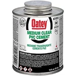 Oatey 31019 Medium Cement, 16-OUNCE, Oz, Pvc Clear. Fixed Price $26.40.
