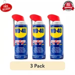 (3 Pack) Classic WD-40 Multi-use Smart Straw Sprays Ways, Lubricant 12OZ. Fixed Price $27.99.