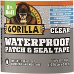 Gorilla Waterproof Patch & Seal Tape, 4" X 8', Clear, (pack 1). Fixed Price $20.22.