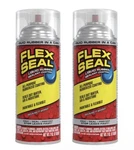 Flex Seal Small Clear Spray 5OZ Waterproof Rubber Coating 2 Pack. Fixed Price $17.99.
