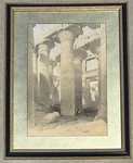 David Roberts Oblique View Of The Hall Columns Karnak Antique Print 1847. Fixed Price $2700.00.